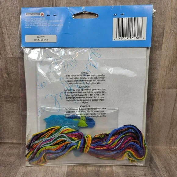 Bucilla Stamped Embroidery Kit NEW Be Your Own Kind Of Beautiful Needlepoint - Picture 2 of 2